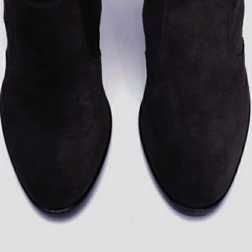 🆕⭐FRYE Over the Knee black suede leather boots